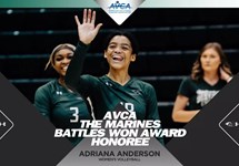 Anderson Regonized as AVCA 