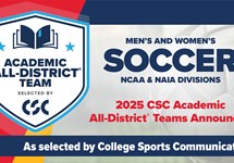 101 MAC Student-Athletes Named CSC Academic All-District in Men's/Women's Soccer 