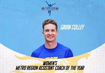 Colley Names USTFCCCA Metro Region Assistant Coach of the Year 