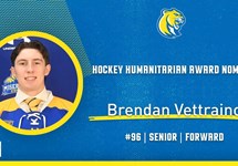 MU's Vettraino Nominated for Hockey Humanitarian Award 