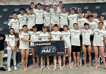 Ducks Claim Seventh Straight MAC Men's Swimming Title 