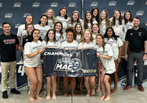 Stevens Wins 2026 MAC Women's Swimming Championships Ttitle 