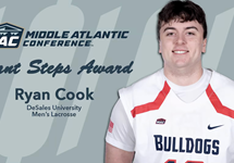 DeSales' Ryan Cook Named MAC Giant Steps Award Recipient 