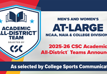 148 MAC Student-Athletes Named CSC Academic All-District in At-Large Sports 